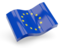 European Union. Glossy wave icon. Download icon.