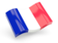 France. Glossy wave icon. Download icon.