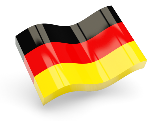 Glossy wave icon. Download flag icon of Germany at PNG format