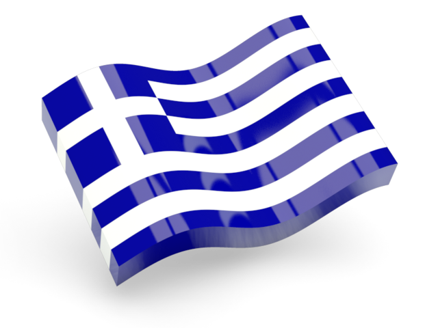 Глянцевая волнистая иконка. Скачать флаг. Греция