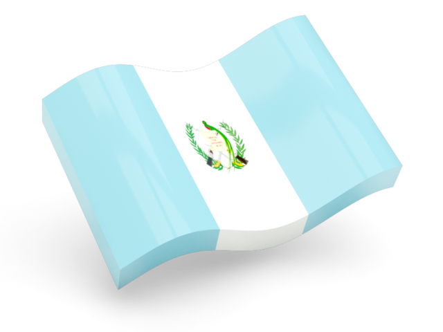 Glossy wave icon. Download flag icon of Guatemala at PNG format