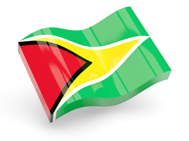 Glossy wave icon. Download flag icon of Guyana at PNG format