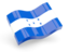 Honduras. Glossy wave icon. Download icon.