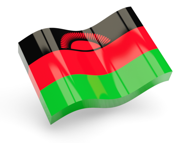 Глянцевая волнистая иконка. Скачать флаг. Малави