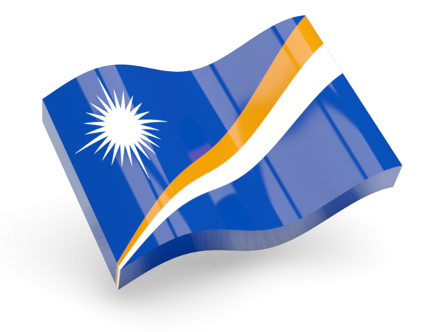 Glossy wave icon. Download flag icon of Marshall Islands at PNG format