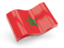Марокко. Глянцевая волнистая иконка. Скачать иконку.