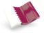 Qatar. Glossy wave icon. Download icon.