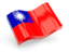 Taiwan. Glossy wave icon. Download icon.