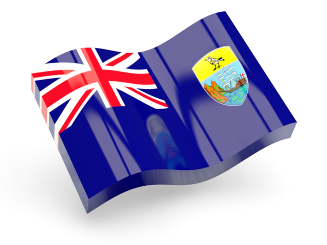 Glossy wave icon. Download flag icon of Saint Helena at PNG format