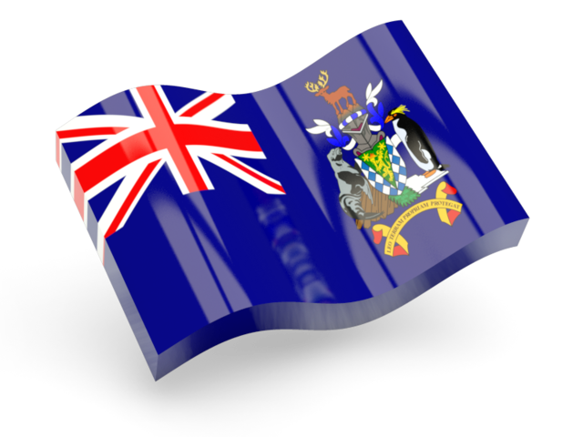 Glossy wave icon. Download flag icon of South Georgia and the South Sandwich Islands at PNG format