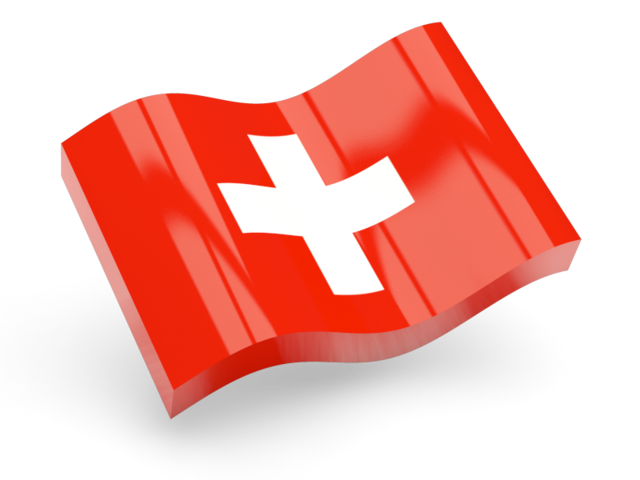 Glossy wave icon. Download flag icon of Switzerland at PNG format