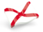 Flag of state of Alabama. Glossy wave icon. Download icon