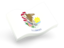 Flag of state of Illinois. Glossy wave icon. Download icon