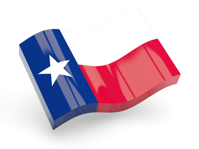 Glossy wave icon. Download flag icon of Texas