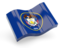 Flag of state of Utah. Glossy wave icon. Download icon