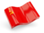 Soviet Union. Glossy wave icon. Download icon.