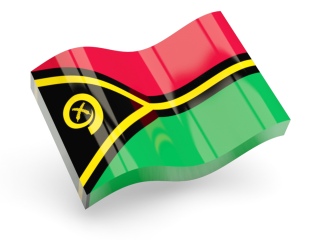 Glossy wave icon. Download flag icon of Vanuatu at PNG format