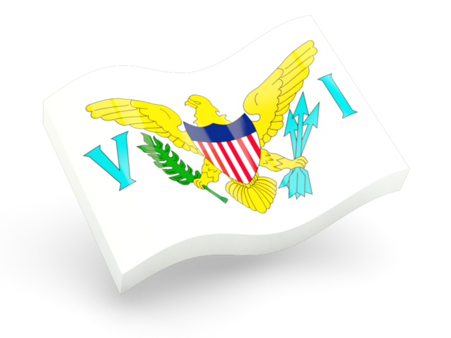 Glossy wave icon. Download flag icon of Virgin Islands of the United States at PNG format