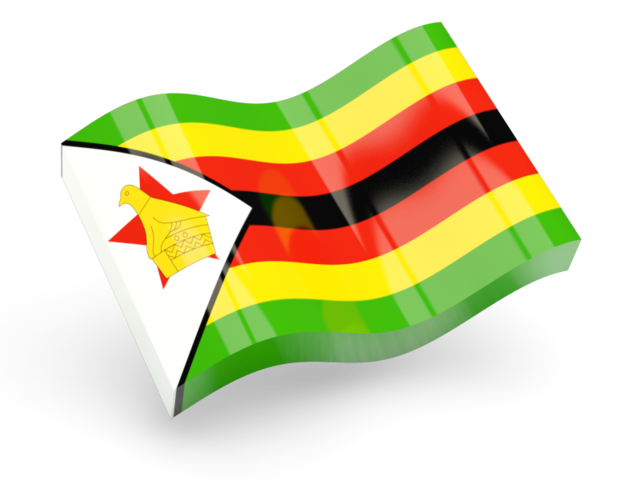 Glossy wave icon. Download flag icon of Zimbabwe at PNG format