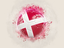 Denmark. Grunge football. Download icon.