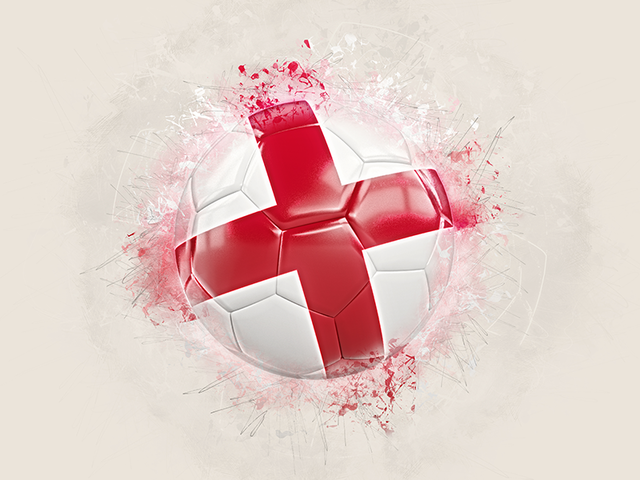 Grunge football. Download flag icon of England at PNG format