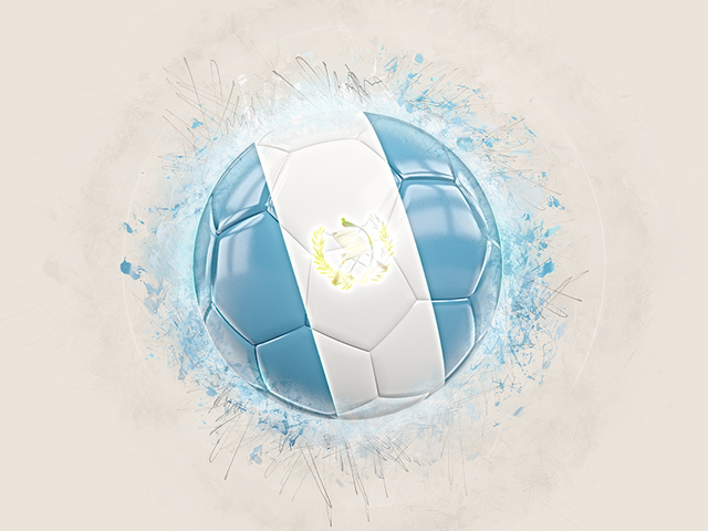 Grunge football. Download flag icon of Guatemala at PNG format