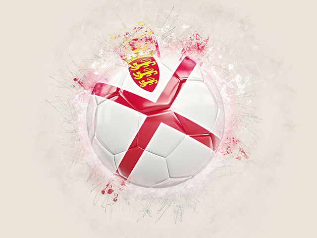 Grunge football. Download flag icon of Jersey at PNG format