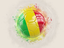 Mali. Grunge football. Download icon.