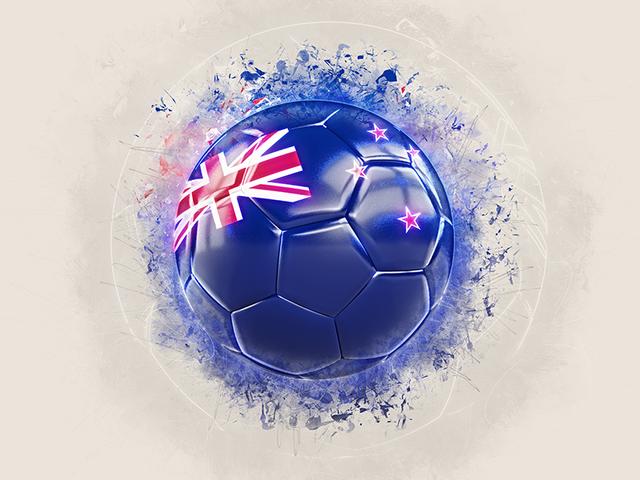 Grunge football. Download flag icon of New Zealand at PNG format