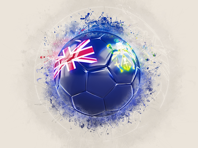 Grunge football. Download flag icon of Pitcairn Islands at PNG format