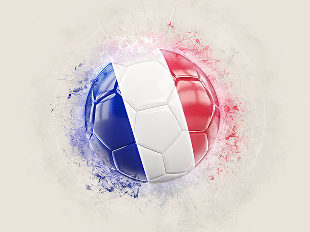 Grunge football. Download flag icon of Saint Barthelemy at PNG format