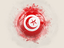 Tunisia. Grunge football. Download icon.