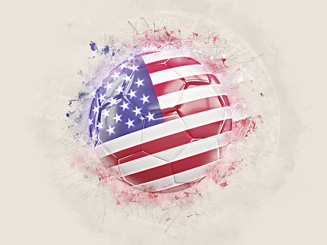 Grunge football. Download flag icon of United States of America at PNG format