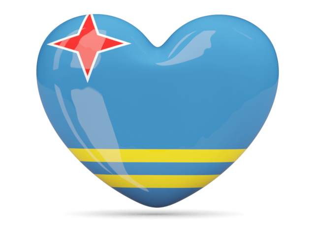 Heart icon. Download flag icon of Aruba at PNG format