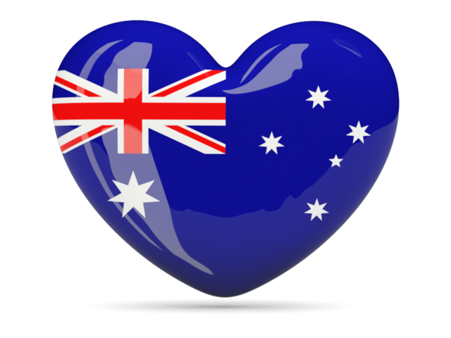 Heart icon. Download flag icon of Australia at PNG format