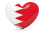 Bahrain. Heart icon. Download icon.