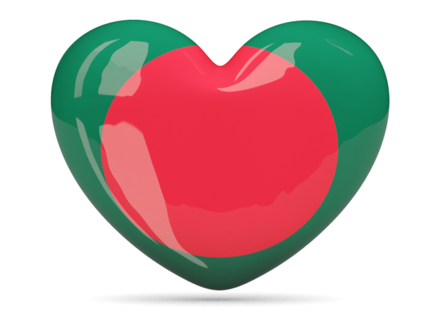 Heart icon. Download flag icon of Bangladesh at PNG format