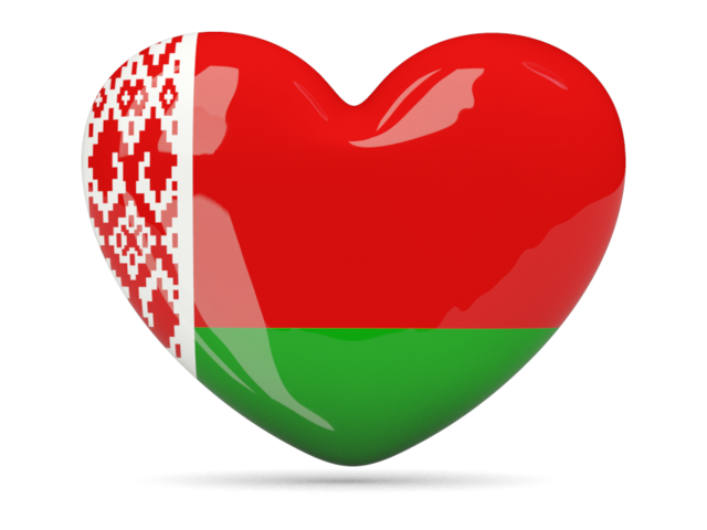 Иконка-сердце. Скачать флаг. Белоруссия