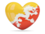 Bhutan. Heart icon. Download icon.