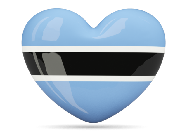 Heart icon. Download flag icon of Botswana at PNG format