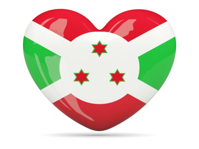 Heart icon. Download flag icon of Burundi at PNG format