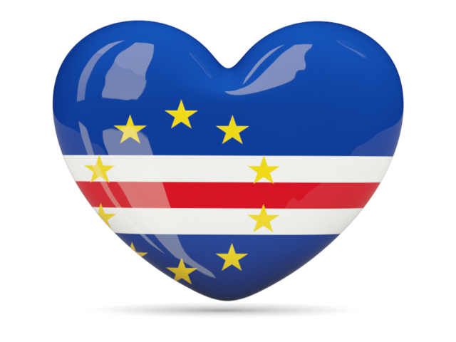 Heart icon. Download flag icon of Cape Verde at PNG format