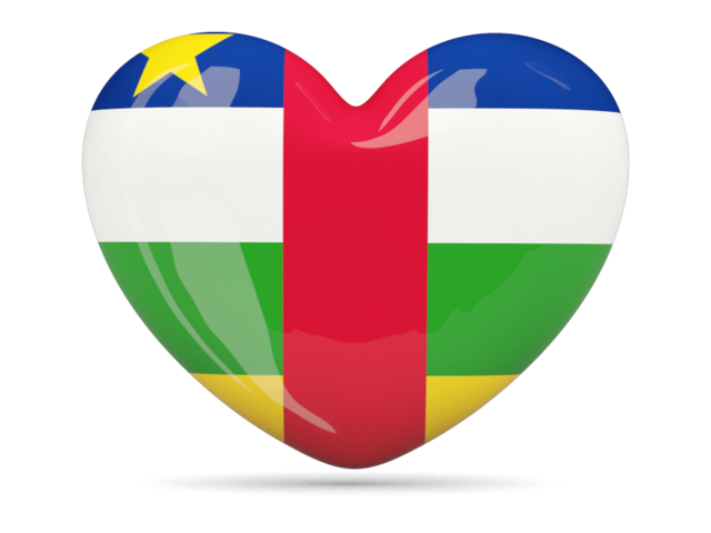 Heart icon. Download flag icon of Central African Republic at PNG format