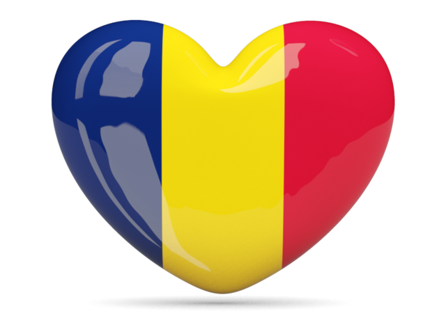 Heart icon. Download flag icon of Chad at PNG format