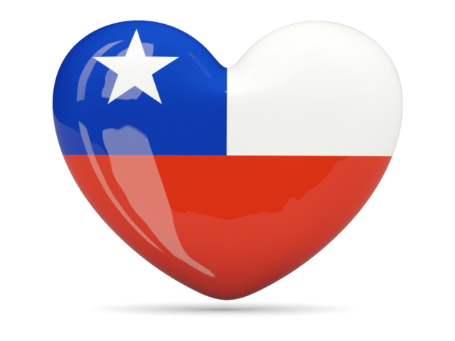 Heart icon. Download flag icon of Chile at PNG format