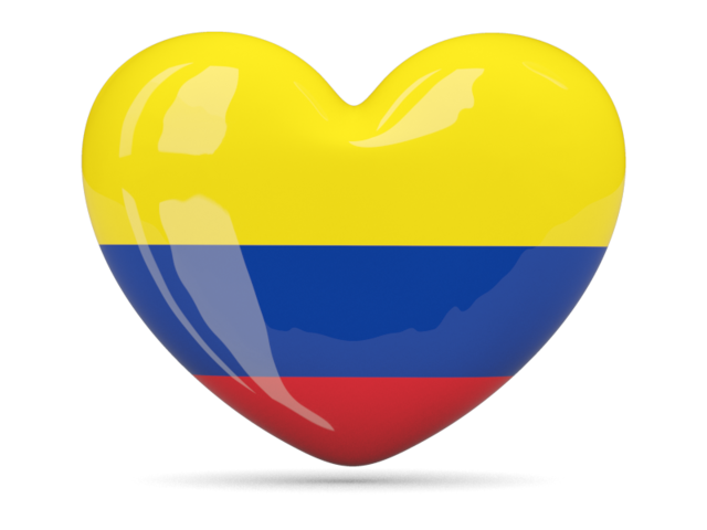 Heart icon. Download flag icon of Colombia at PNG format