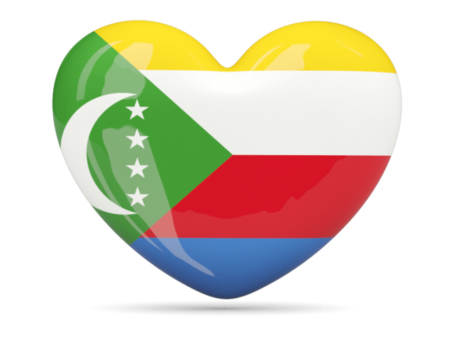 Heart icon. Download flag icon of Comoros at PNG format