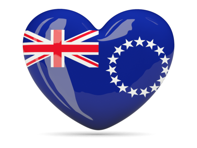 Heart icon. Download flag icon of Cook Islands at PNG format