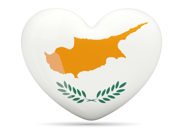 Иконка-сердце. Скачать флаг. Кипр