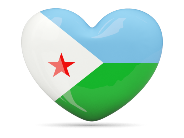 Heart icon. Download flag icon of Djibouti at PNG format